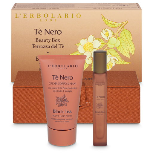 [989869021] Tè Nero Beauty Box Terrazze del Tè: Profumo 10 ml e Crema Corpo & Mani 75 ml