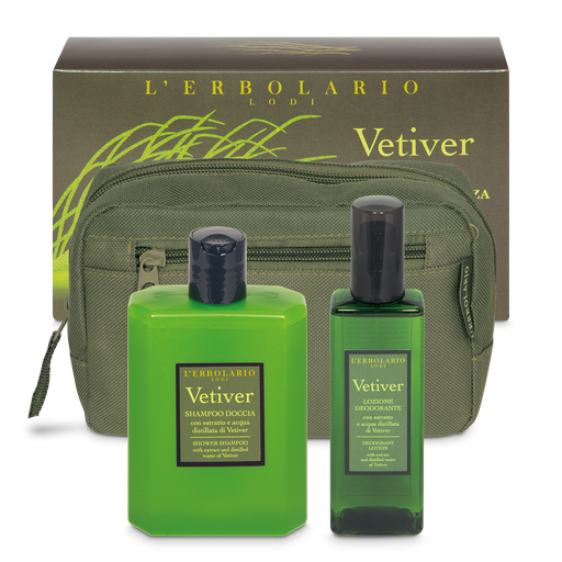 [989869058] Vetiver Beauty Verde Freschezza: Lozione Deodorante 100 ml e Shampoo Doccia 250 ml