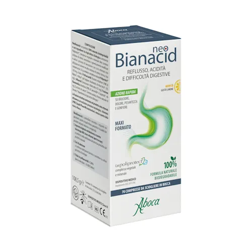[989690716] NEOBIANACID 70CPR MASTICABILI LIMONE