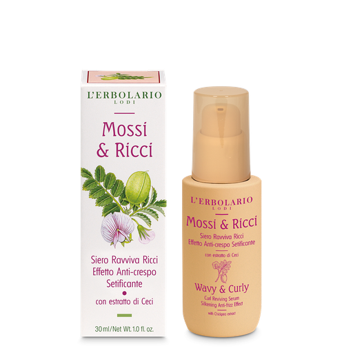 [951128356] Capelli Mossi & Ricci Siero Ravviva Ricci Effetto Anti-crespo Setificante 30 ml