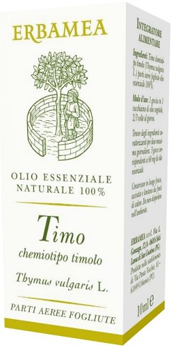 [922373372] Timo chemiotipo timolo OLIO ESSENZIALE NATURALE PARTI AEREE FOGLIUTE 10 ml