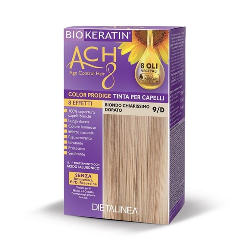 [927762512] Biokeratin Ach8 9/D Biondo Chiarissimo Dorato