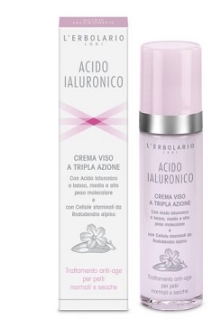 [932713629] Acido Ialuronico Crema Viso a Tripla Azione Trattamento ricompattante anti-age notte 50 ml