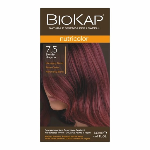 [935057416] BioKap Nutricolor 7,5 Biondo Mogano