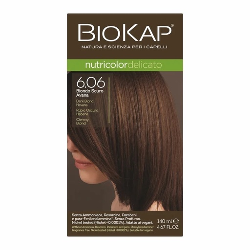 [935057505] BioKap Nutricolor Delicato 6,06 Biondo Scuro Avana