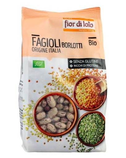 [971057815] FAGIOLI BORLOTTI ORIGINE ITALIA BIO 400G