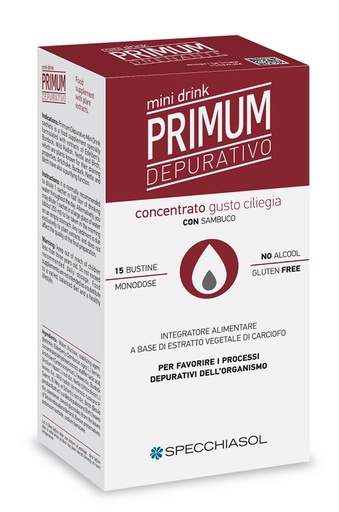 [982003497] PRIMUM DEPURATIVO MINIDRINK CILIEGIA 15STICK