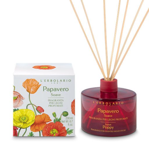 [985872631] Papavero Soave Fragranza per Legni Profumati 200 ml