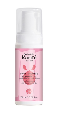 [984866121] KARITE' SWEET MOUSSE DETERGENTE VISO 150ML