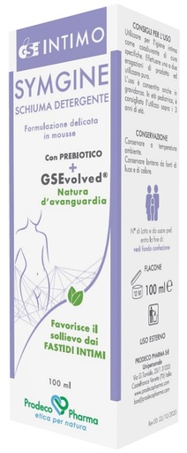 [981545460] GSE INTIMO SYMGINE SCHIUMA DETERGENTE 100ML