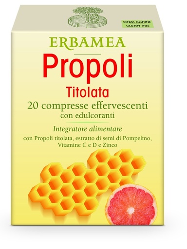 [982752356] PROPOLI TITOLATA  EFFERVESCENTE 20CPR