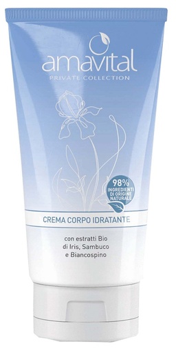 [983275355] AMAVITAL CREMA CORPO IDRATANTE IRIS, SAMBUCO & BIANCOSPINO 150ML